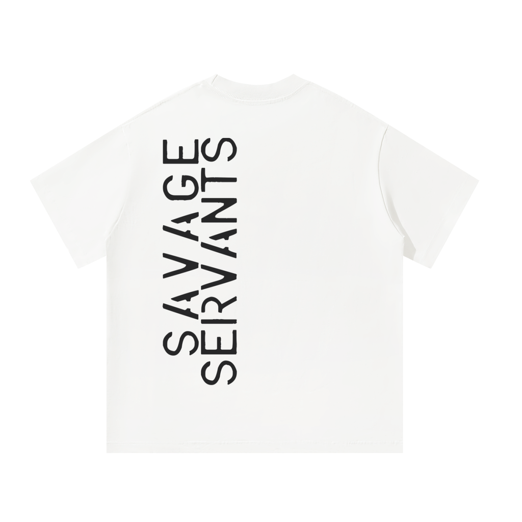 WHITE SAVAGE SERVANTS BACK VERTICAL LEFT